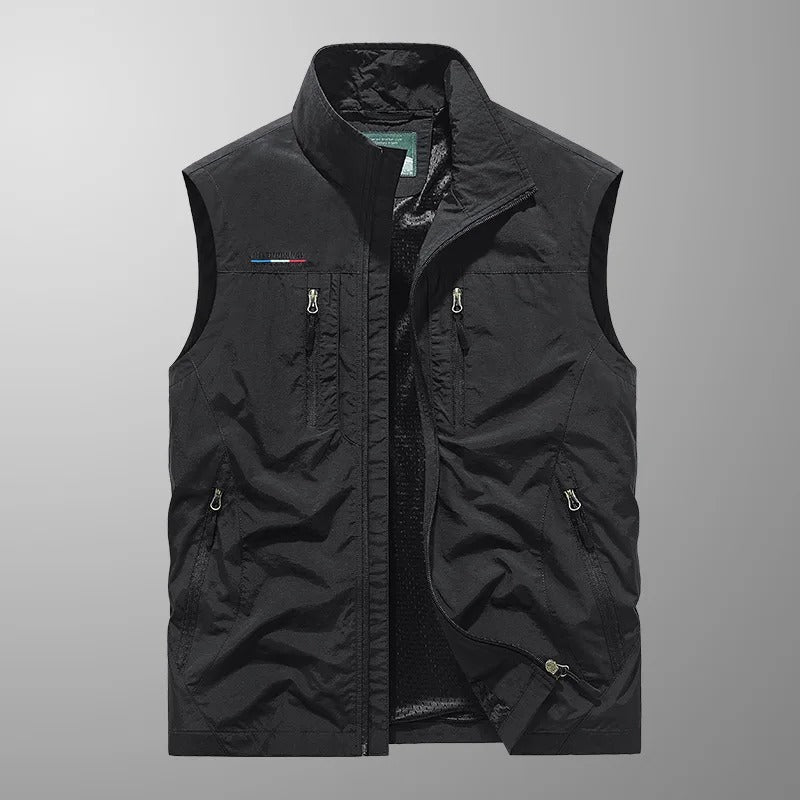 Gabin | Gilet cargo multi-poches – léger, pratique et prêt pour l’aventure