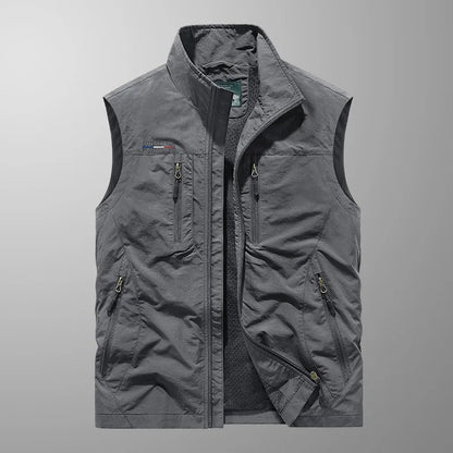 Gabin | Gilet cargo multi-poches – léger, pratique et prêt pour l’aventure