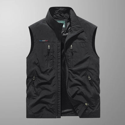 Gabin | Gilet cargo multi-poches – léger, pratique et prêt pour l’aventure