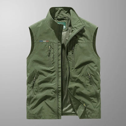 Gabin | Gilet cargo multi-poches – léger, pratique et prêt pour l’aventure