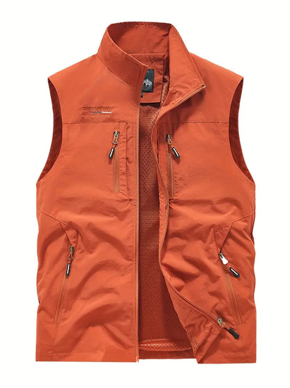 Gabin | Gilet cargo multi-poches – léger, pratique et prêt pour l’aventure