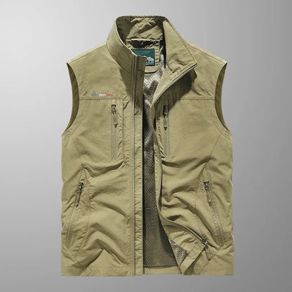 Gabin | Gilet cargo multi-poches – léger, pratique et prêt pour l’aventure